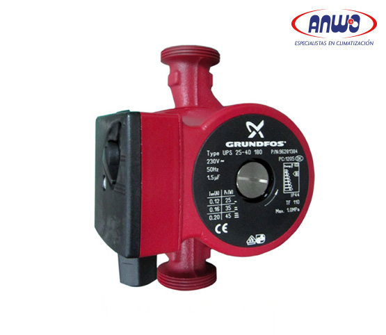 BOMBA GRUNDFOS CIRCULADORA ROTOR HUMEDO UPS 32-100 180 1X230V 50HZ