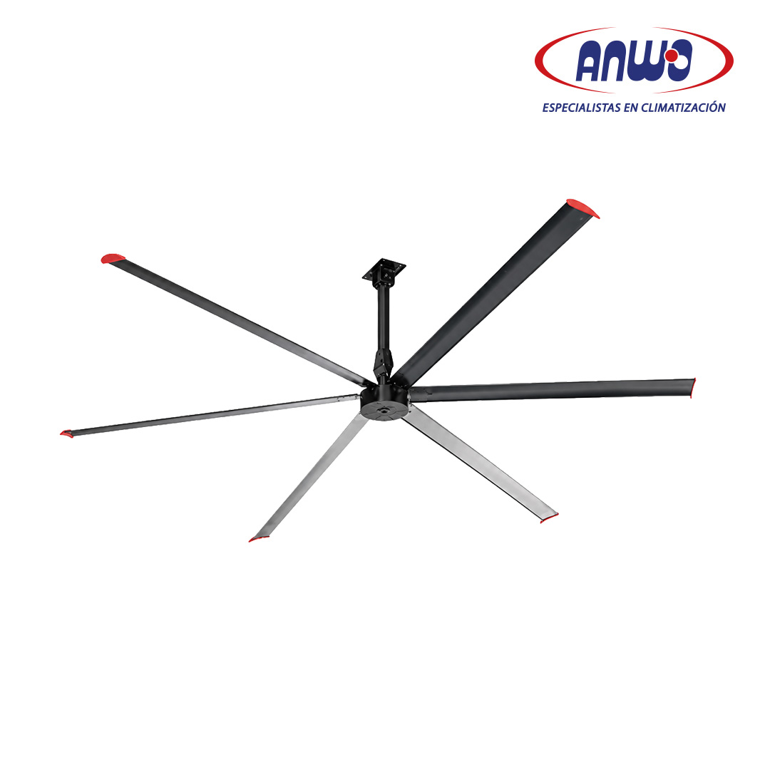 VENTILADOR HVLS-540 DIAMETRO 5.4M DE 5 ASPAS CON CONTROLADOR 1.1KW