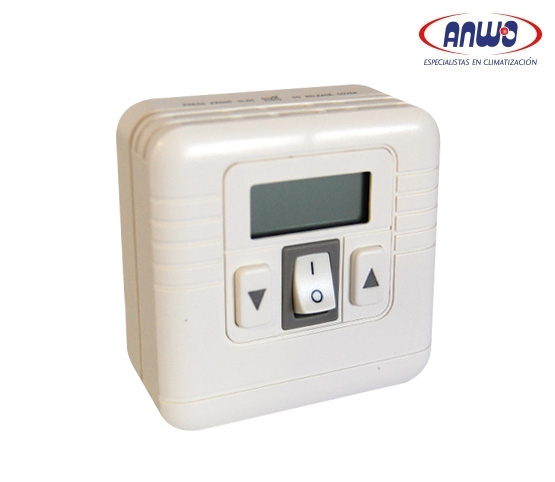 TERMOSTATO AMBIENTAL DE CALEFACCION SIMPLE ANWO ATS-PANTALLA DIGITAL / INTERRUPT...
