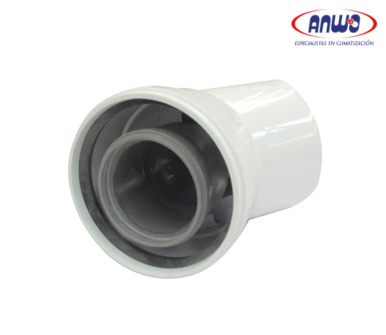 CODO COAXIAL 45º DUOTEC 60/100 MODELOS GA 24/28/40