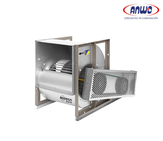 CENTRÍFUGOS DWDI ALABE CURVADO HACIA DELANTE A TRANSMISIÓN CON MOTOR 380V
