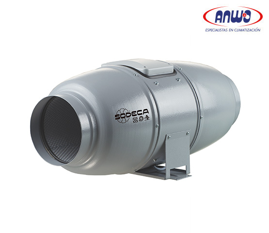 EXTRACTOR EN LINEA BAJO NIVEL SONORO 1975/2545 RPM, 0,93/1,41 AMP, 213/313 WATTS...
