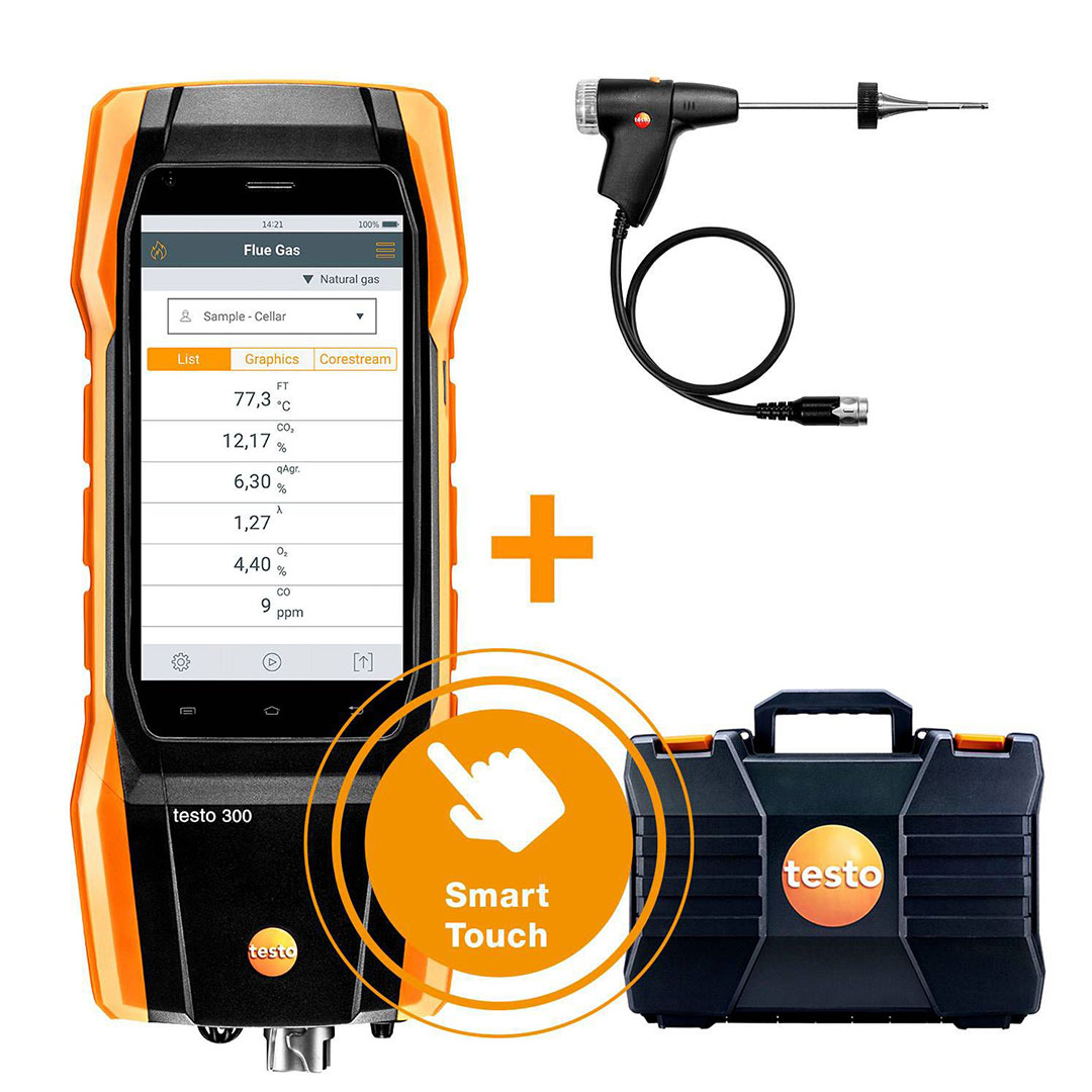 ANALIZADOR DE COMBUSTION TESTO 300 (SIN IMPRESORA). SET 2