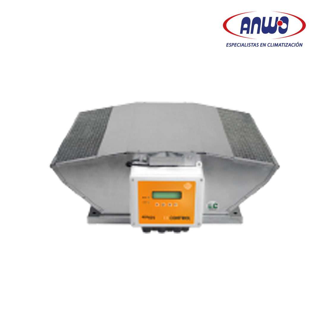 EXTRACTOR DE TECHO CENTRIFUGO CON CONTROL DE PRESION 9619M3H MOTOR EC 380V 1,32K...