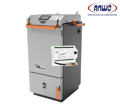 CALDERA GASIFICACIÓN LEÑA 40Kw