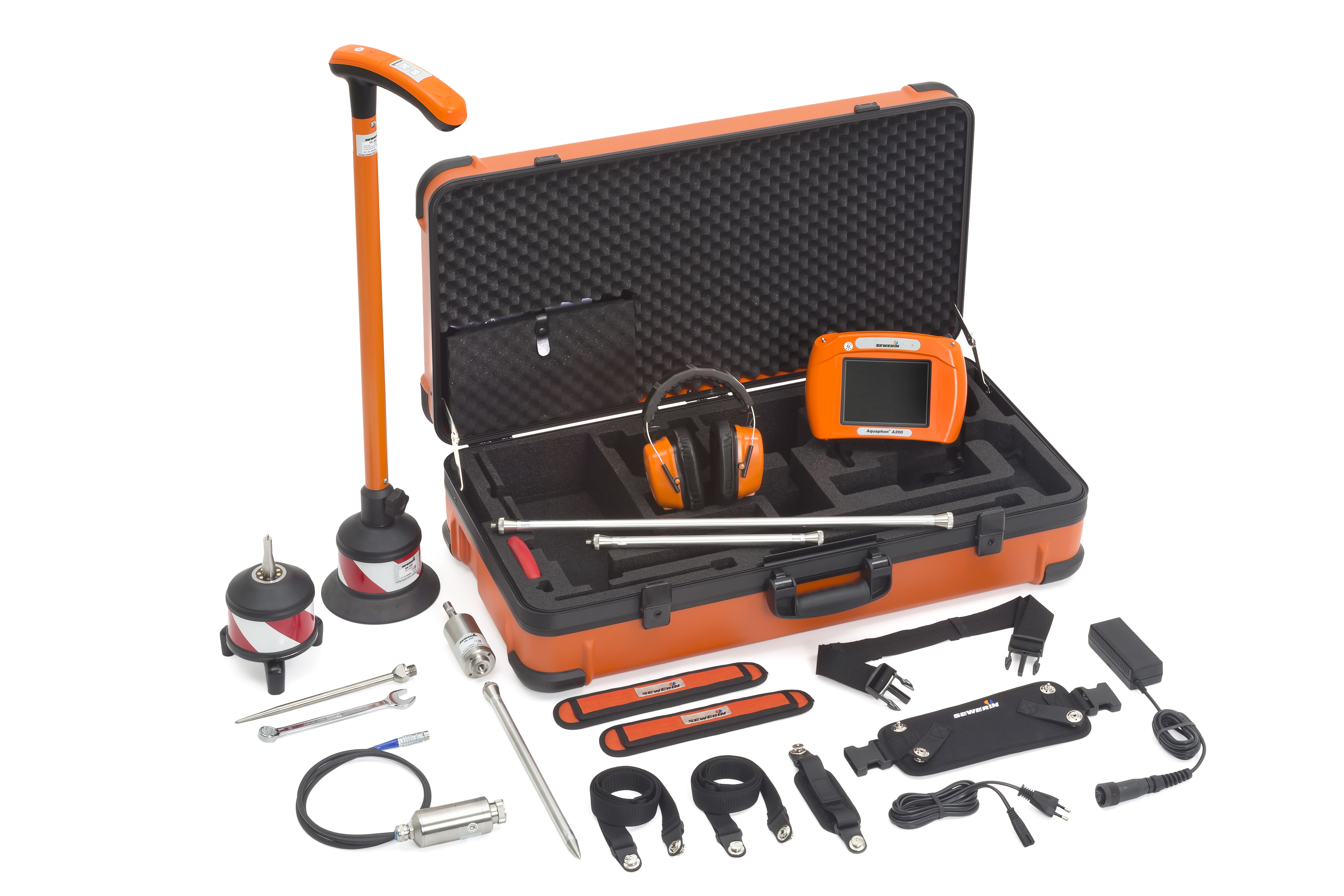DETECTOR DE FUGAS DE AGUA - GEOFONO AQUAPHON A200. KIT FULL