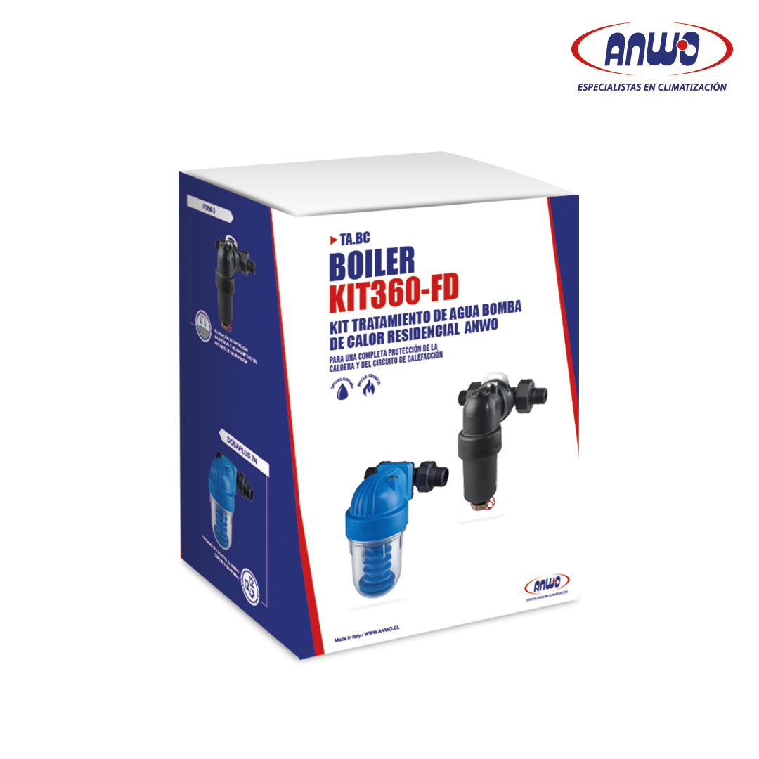 KIT TRATAMIENTO DE AGUA BOMBA DE CALOR RESIDENCIAL ANWO