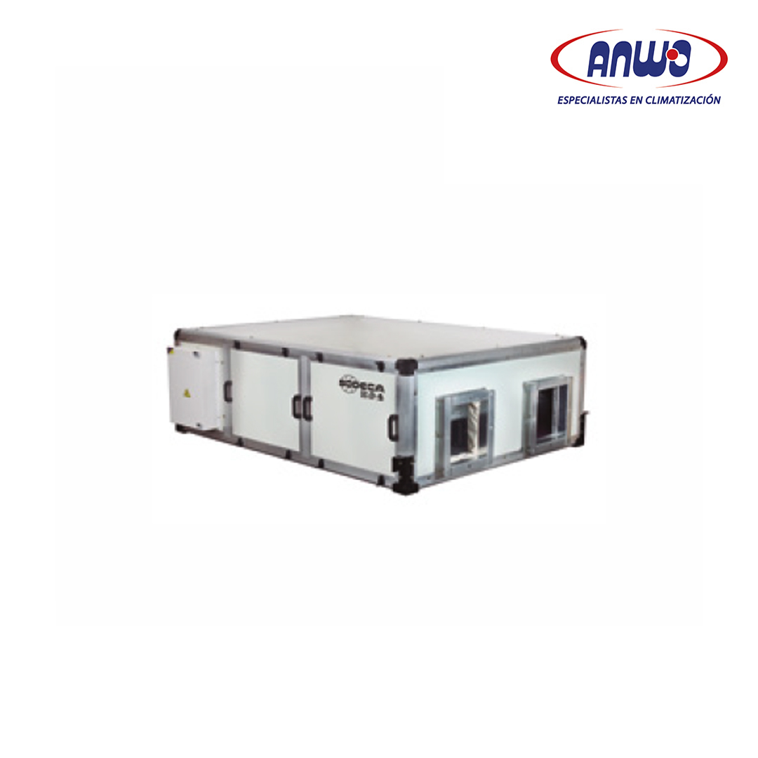 RECUPERADOR DE CALOR REB-180 BAJO PERFIL CON MOTOR EC 220V HASTA 86% DE EF. Q MA...