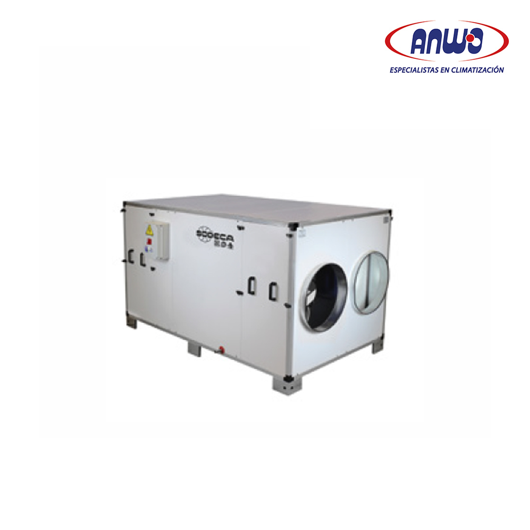RECUPERADOR DE CALOR REB-270 BAJO PERFIL CON MOTOR EC 220V HASTA 86% DE EF. Q MA...
