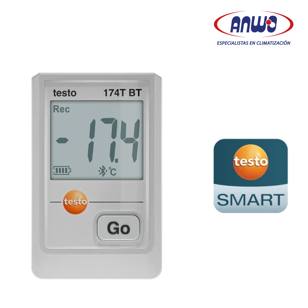 TESTO 174 T - DATALOGGER DE TEMPERATURA CON CONEXIÓN BLUETOOTH