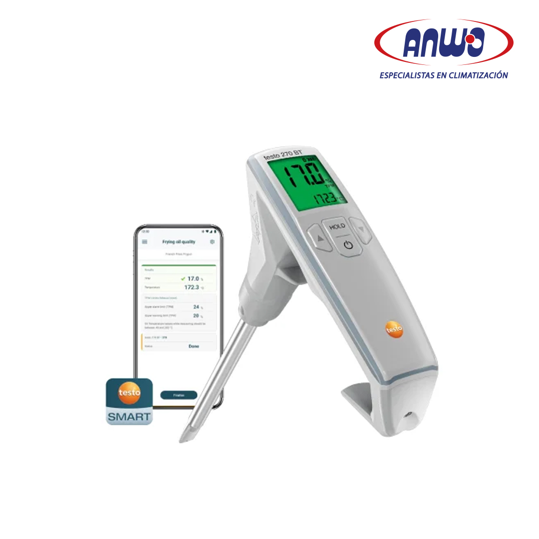 TESTO 270 - ANALIZADOR CALIDAD DE ACEITE CON CONEXION APP TESTO SMART