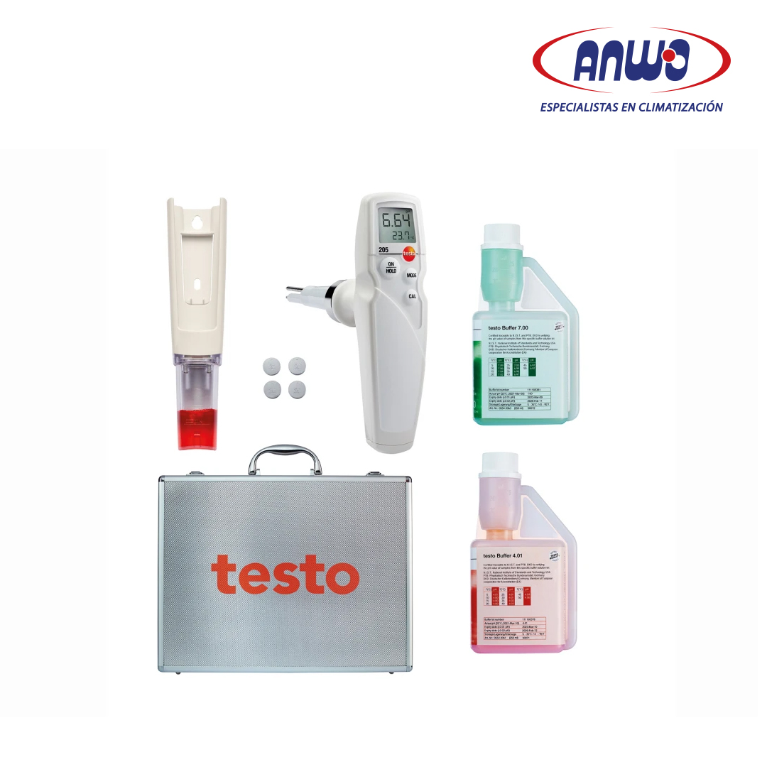 TESTO 205 - PHMETRO SET PARA SEMISOLIDOS (INCLUYE BUFFER 4 Y 7)