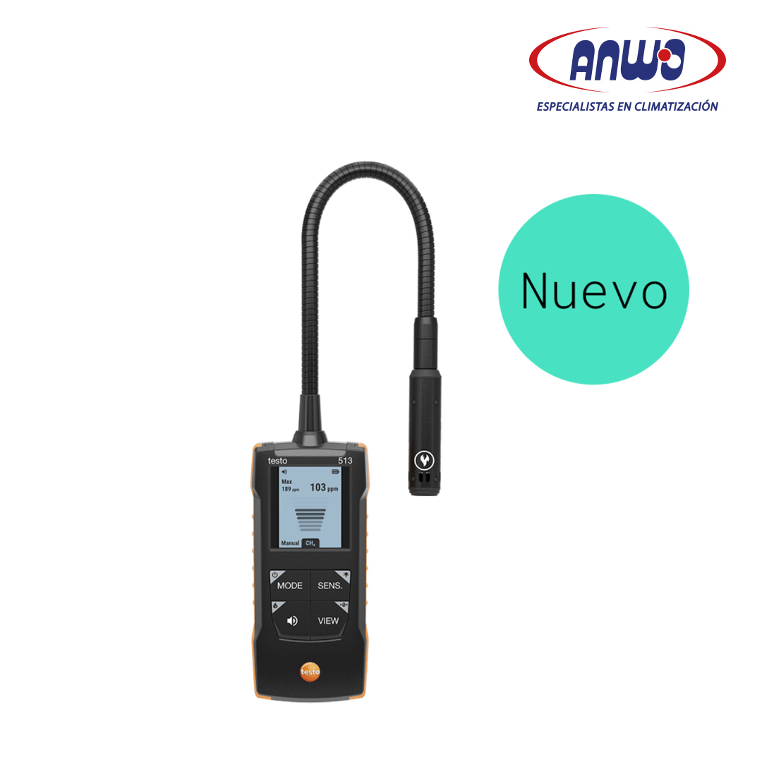 DETECTOR DE FUGAS DE GAS TESTO 513