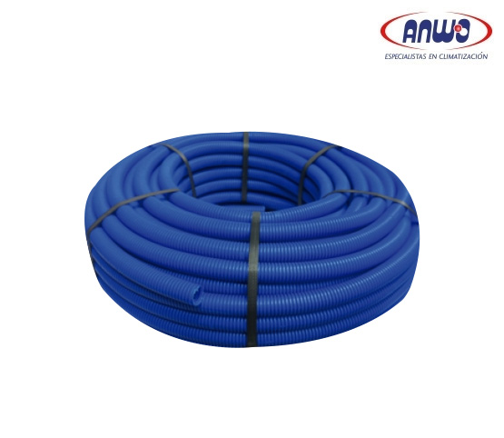 TUBO CORRUGADO AZUL PEX 16 50 MT