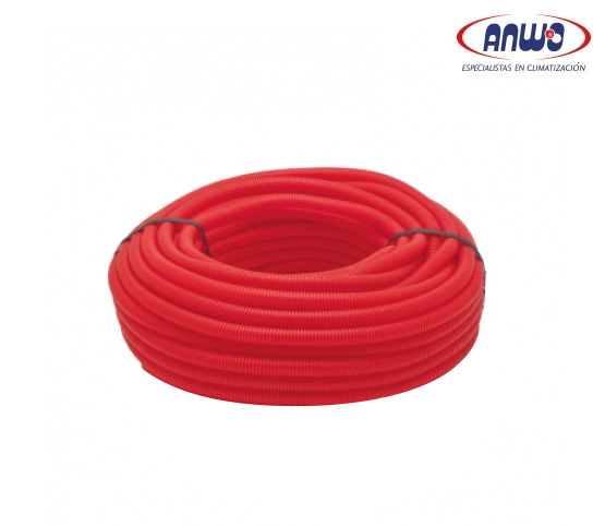 TUBO CORRUGADO ROJO PEX 25 25 MT