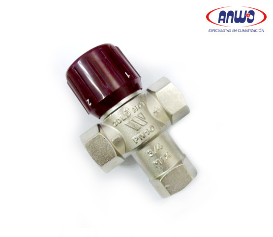 VALVULA MEZCLA ACS TERMOSTATICA 3 VIAS AQUAMIX 1 HI 42-60 GRADOS